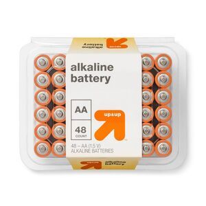 up&up - AA Batteries - 48pk Alkaline Battery - up&up: Hous Orange
